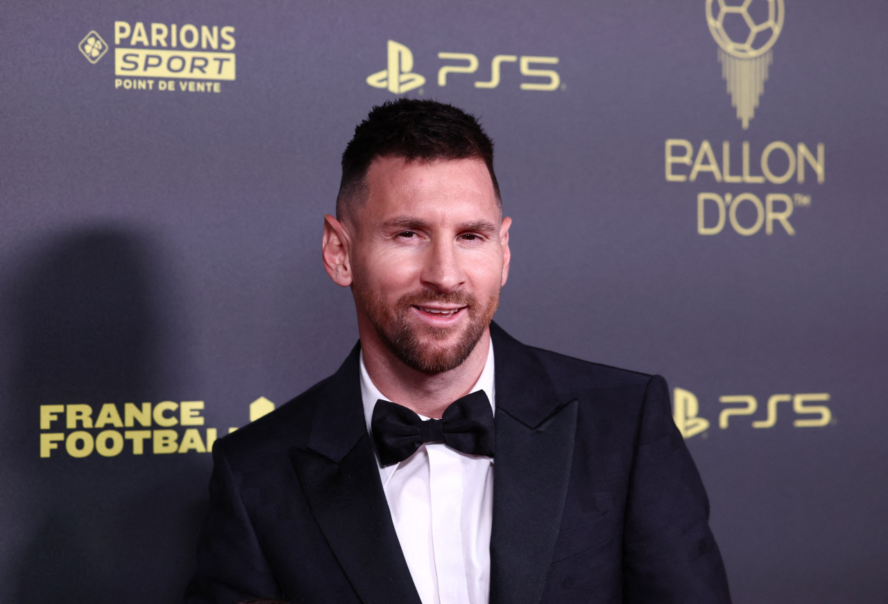 Lionel Messi; Balón de Oro 2023. Foto: Reuters