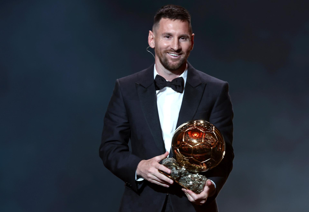 Lionel Messi ganó el Balón de Oro 2023. Foto: EFE.