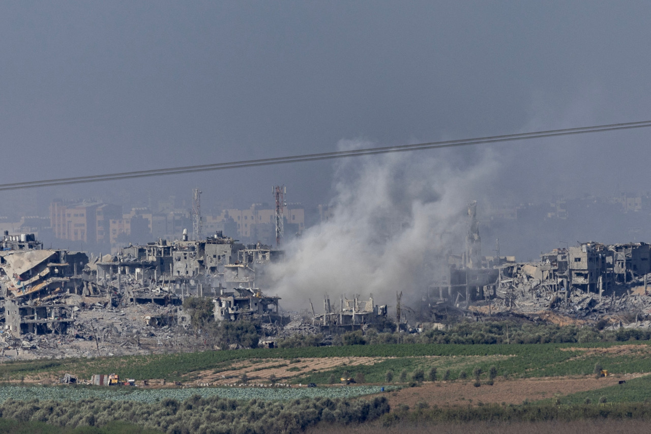 Ataque israelí en Gaza. Foto: Reuters.