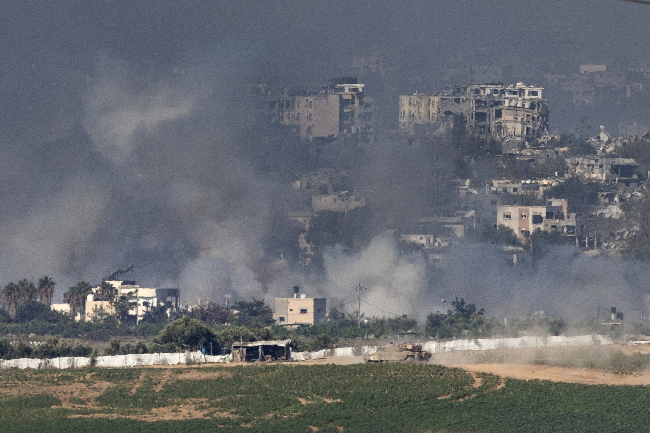 Ataque israelí en Gaza. Foto: Reuters.