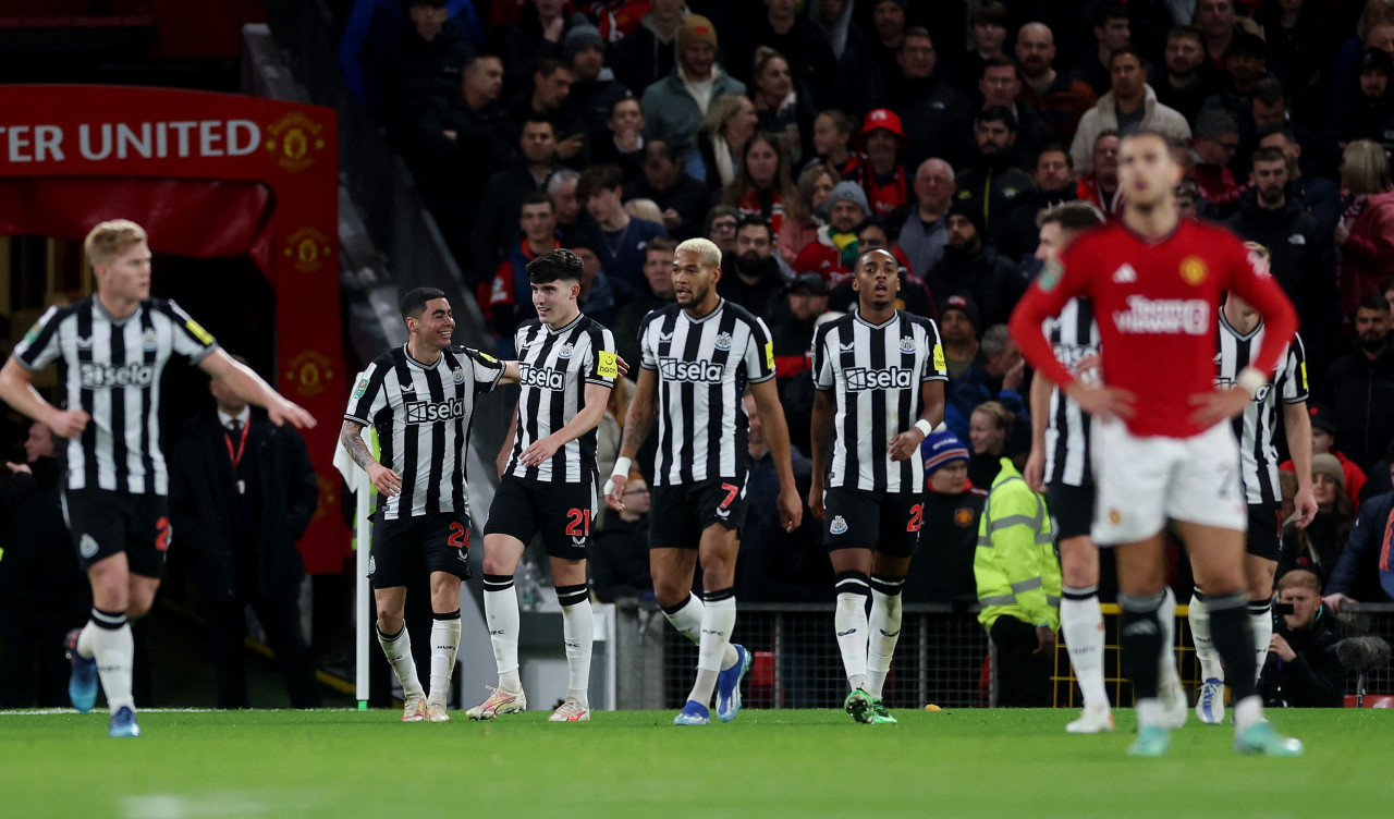 Carabao Cup,  Manchester United vs. Newcastle. Foto: REUTERS.