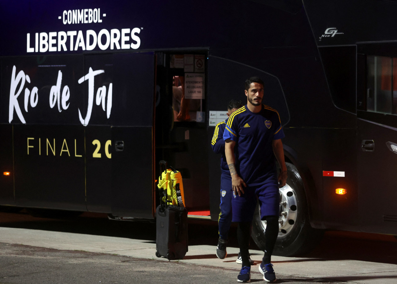 El plantel de Boca ya llegó a Río de Janeiro. Foto: Reuters
