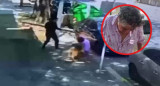 Attack on an elderly man in Boedo.  Photo: NA.
