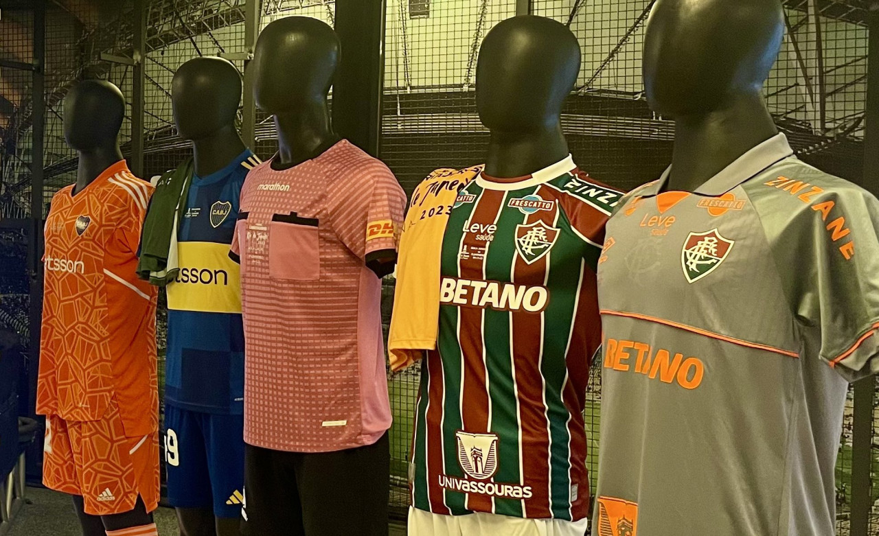 Camisetas para la final de la Copa Libertadores. Foto: Conmebol