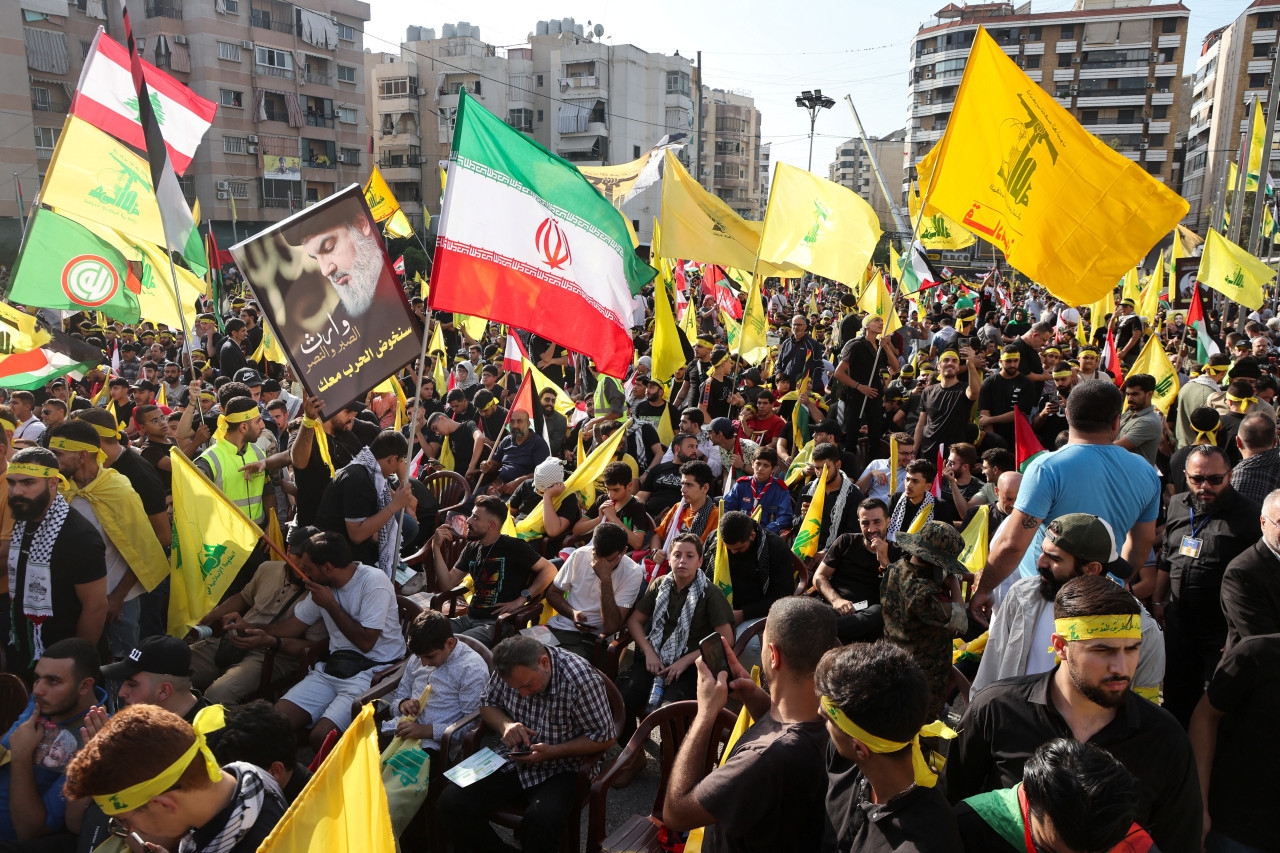 Apoyo de Hezbollah al grupo Hamas. Foto: Reuters.