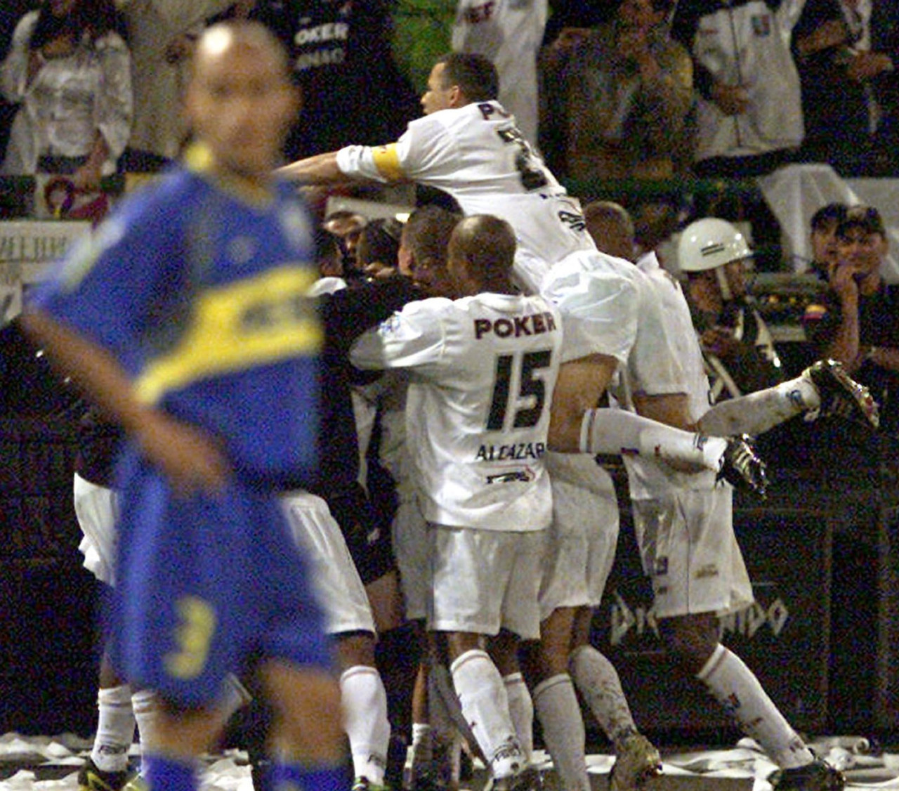 Boca cayó por penales ante Once Caldas en la Copa del 2004. Foto: NA