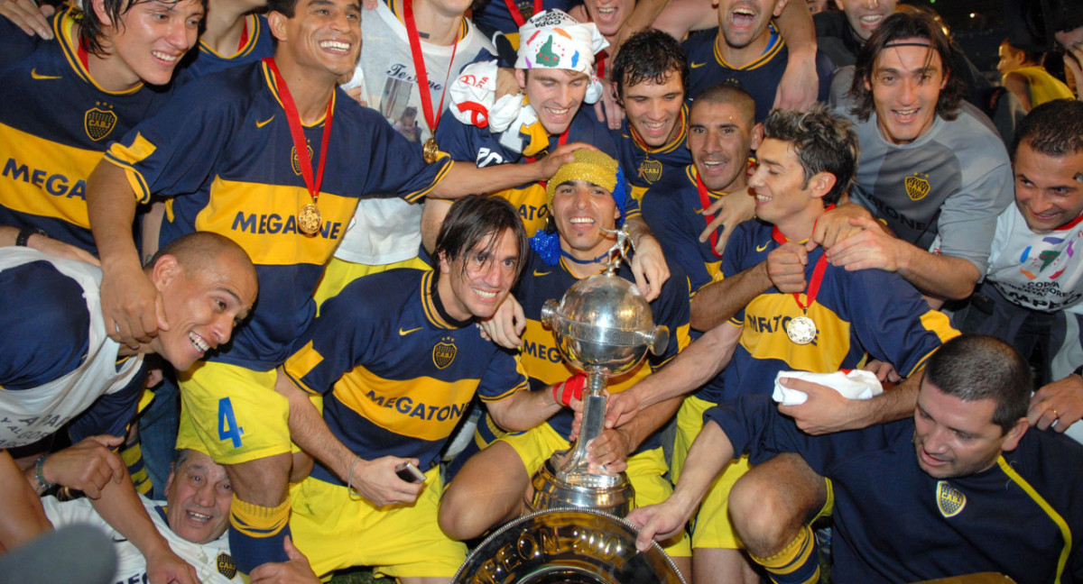 Boca Juniors campeón de la Copa Libertadores 2007. Foto: NA