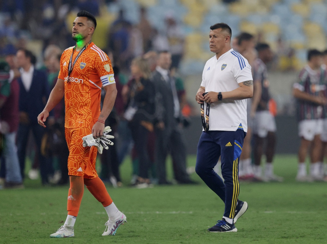 El futuro de Jorge Almirón está en duda tras haber perdido la final de la Libertadores. Foto: Reuters.