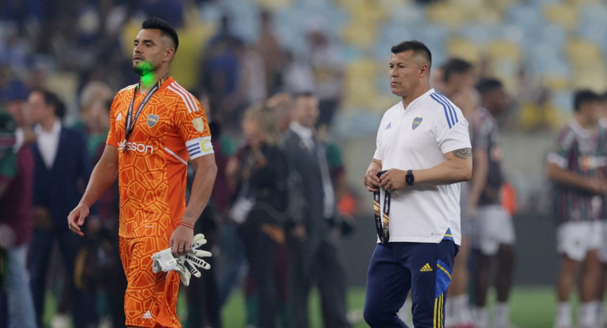 El futuro de Jorge Almirón está en duda tras haber perdido la final de la Libertadores. Foto: Reuters.