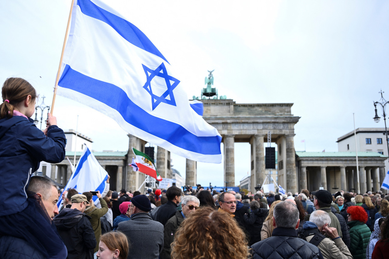 Berlin marcha contra el antisemitismo. Foto: Reuters