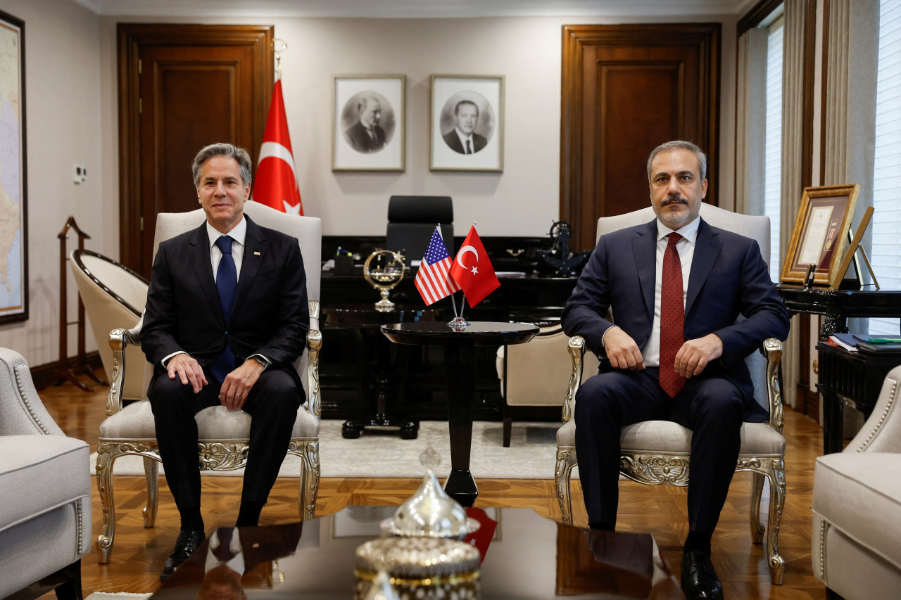 Antony Blinken en Turquía. Foto: Reuters.