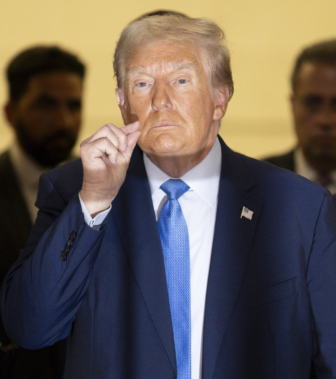 Las declaraciones de Donald Trump. Foto: EFE