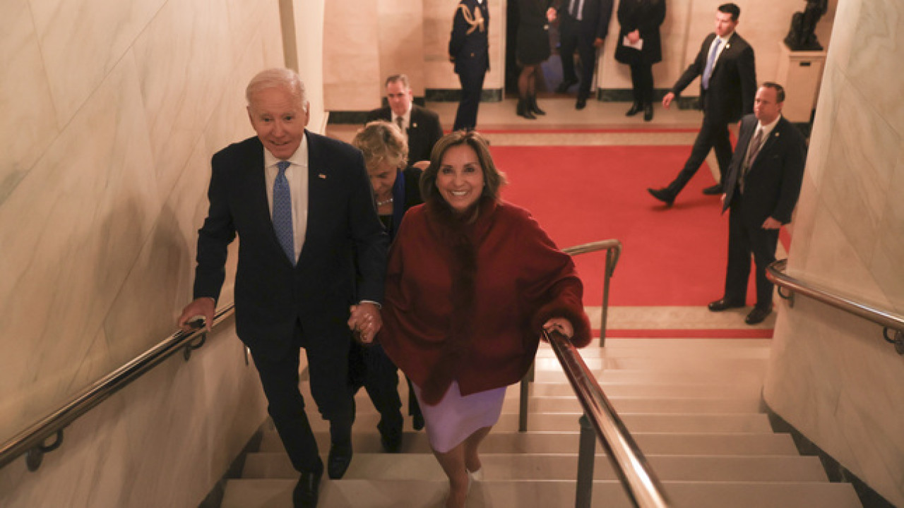 El encuentro de Boluarte con Biden. Foto: Gobierno de Perú