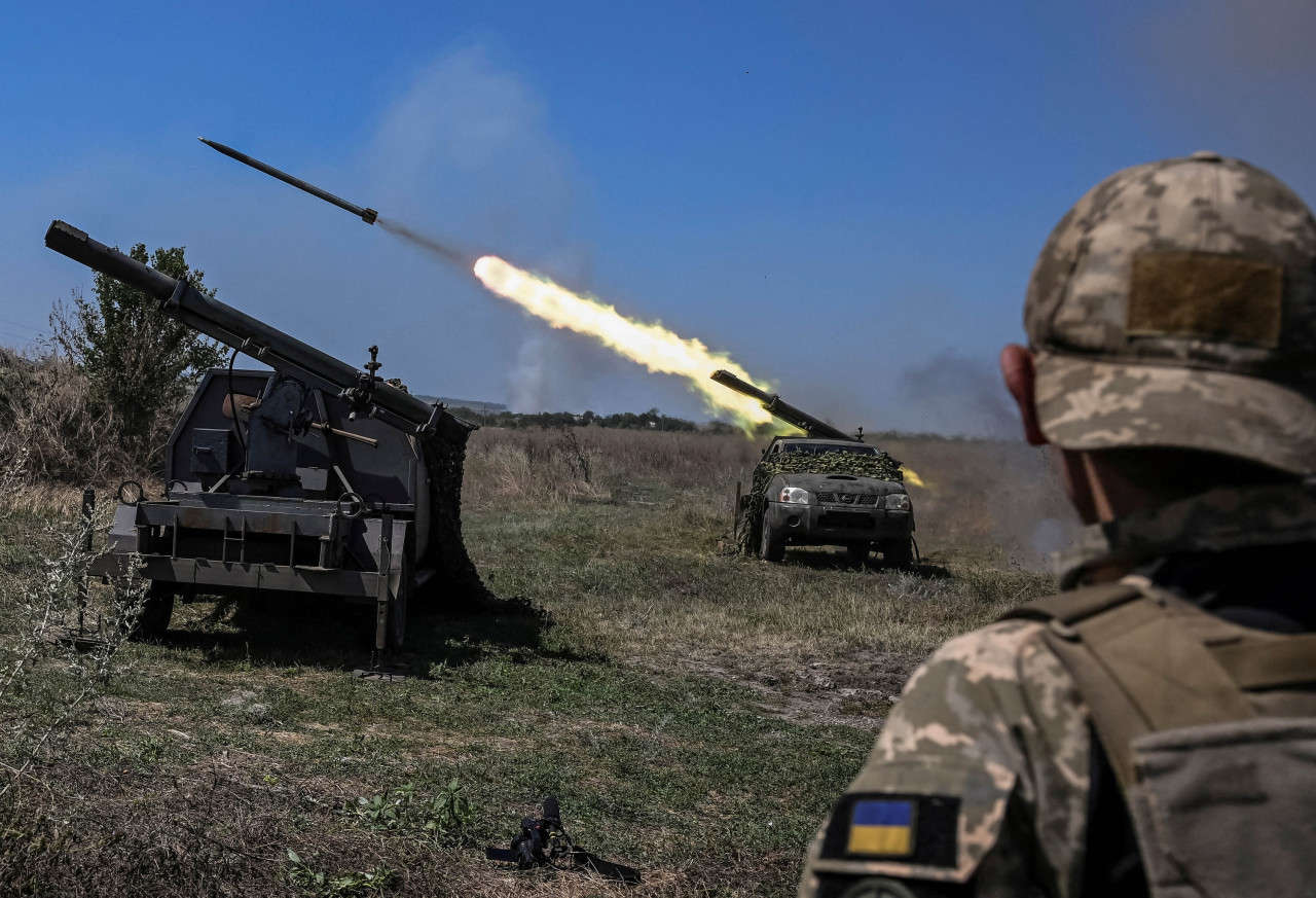 Ataque ucraniano en la guerra. Foto: NA.