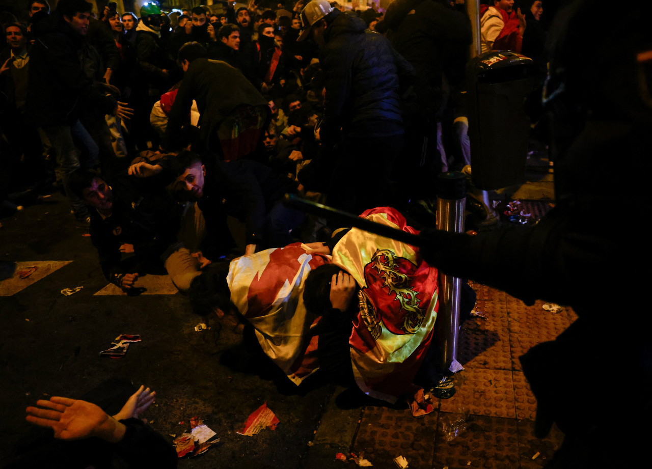 Manifestación en España contra la amnistía. Foto: Reuters.