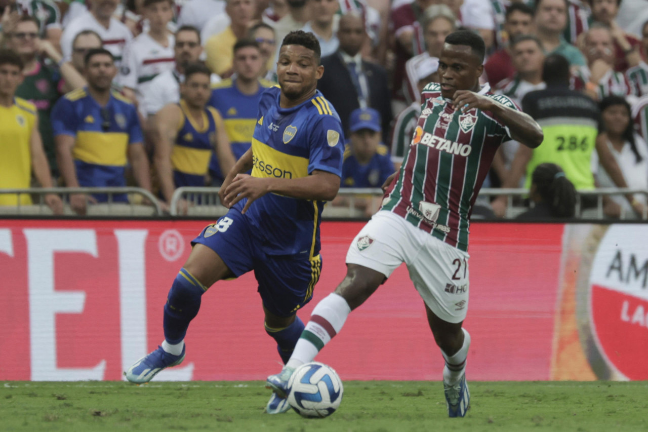 Frank Fabra en la final de Copa Libertadores 2023. Foto: EFE.