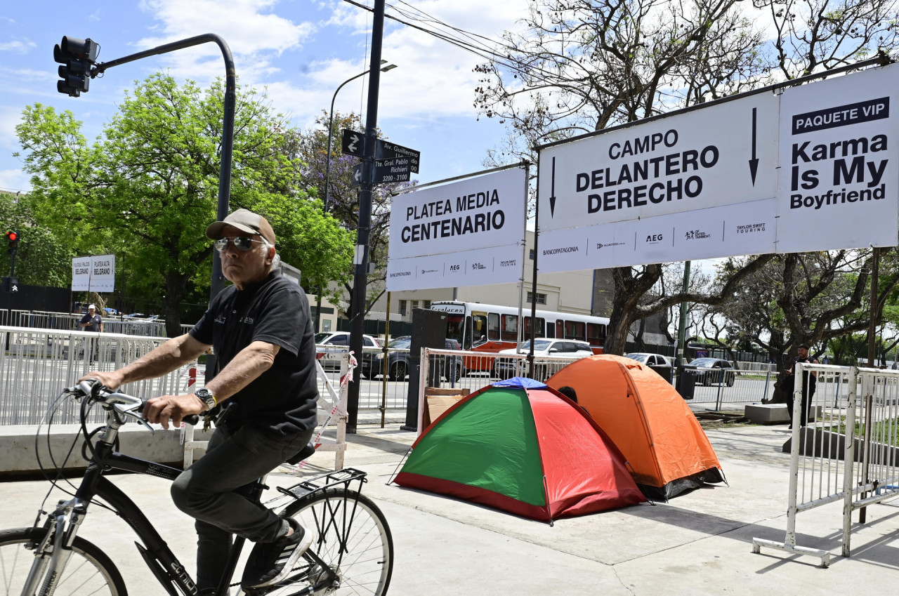 Argentina se prepara para los tres conciertos de Taylor Swift ofrecerá en Buenos Aires. EFE