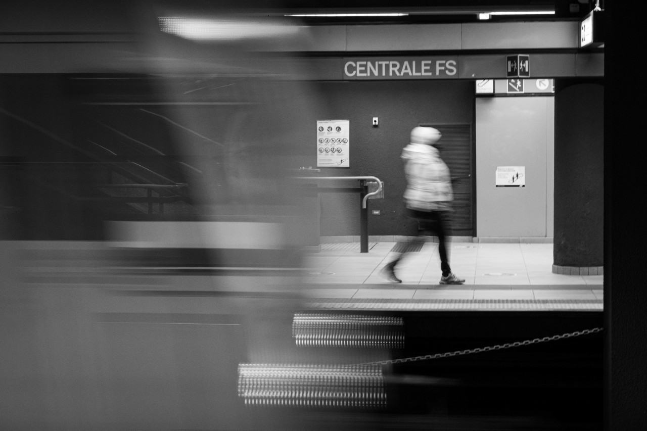 Subte en Italia. Foto: Unsplash.