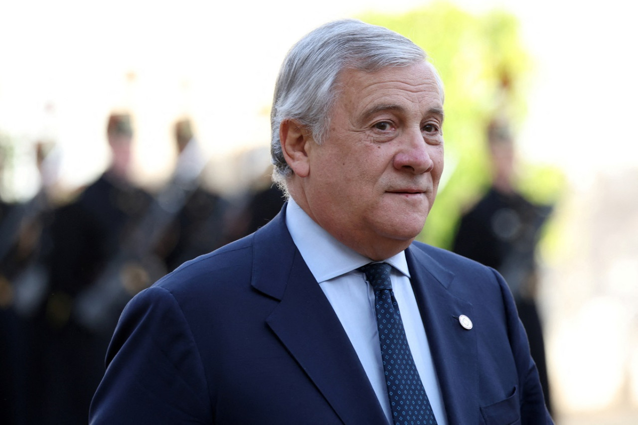 Antonio Tajani, ministro de Asuntos Exteriores de Italia. Foto: Reuters.