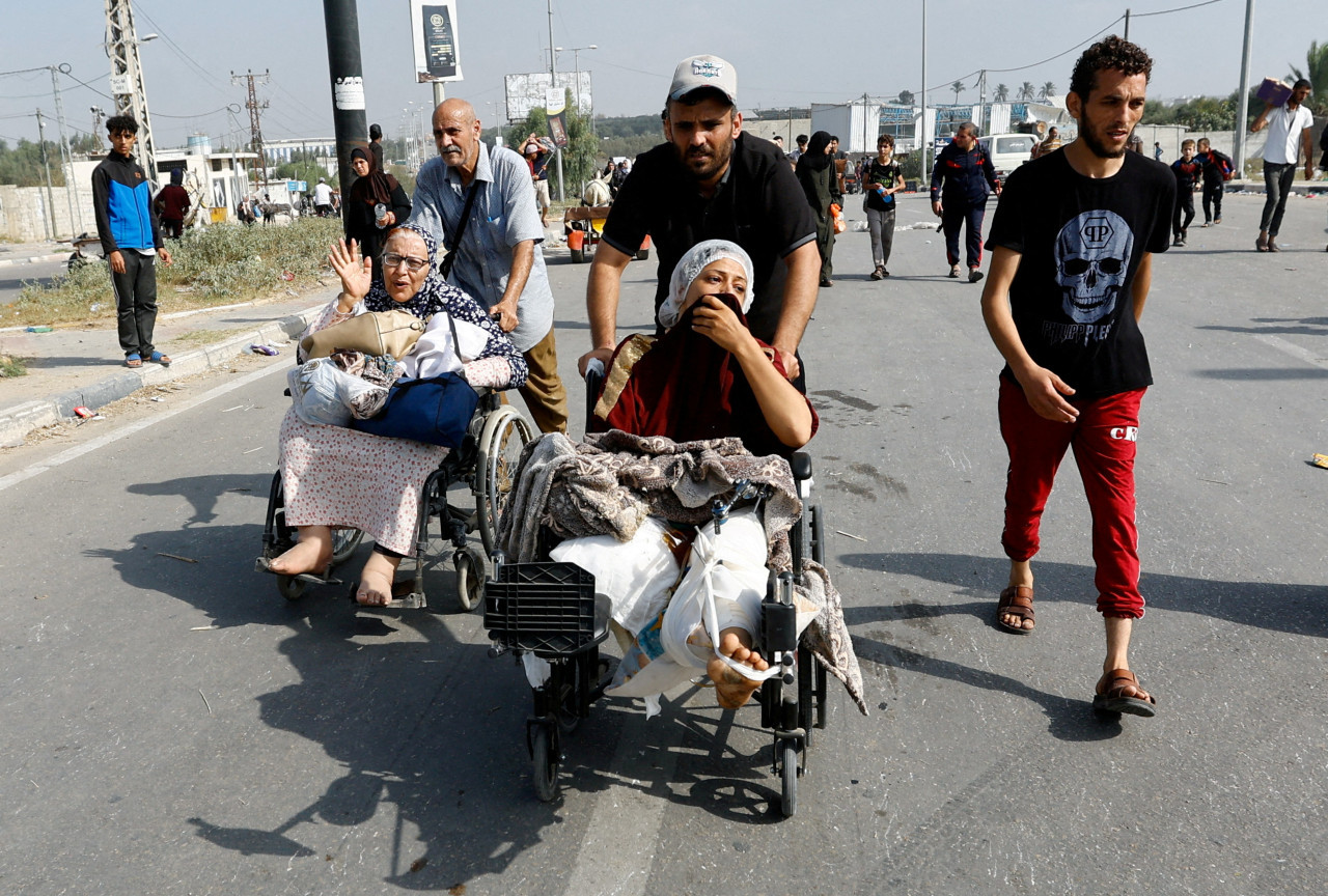 Hospital en Gaza. Foto: Reuters.
