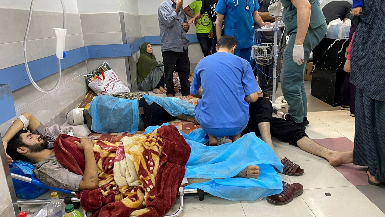 Hospital de Al Shifa en Gaza. Foto: Reuters.