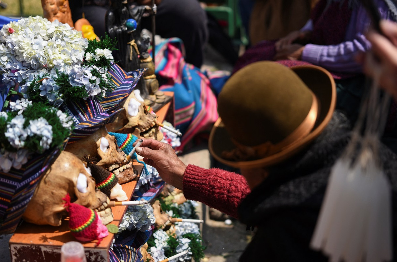 Ñatitas milagrosas en Bolivia. Foto: Reuters.