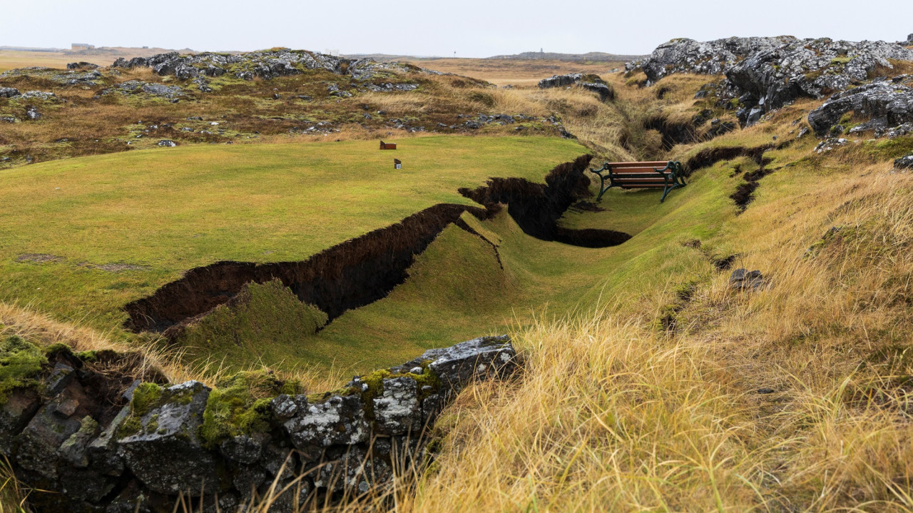 Las consecuencias de los terremotos en Islandia. Foto: Reuters