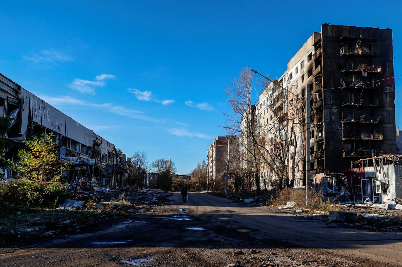 La ciudad de Avdiivka; Guerra Rusia-Ucrania. Foto: Reuters
