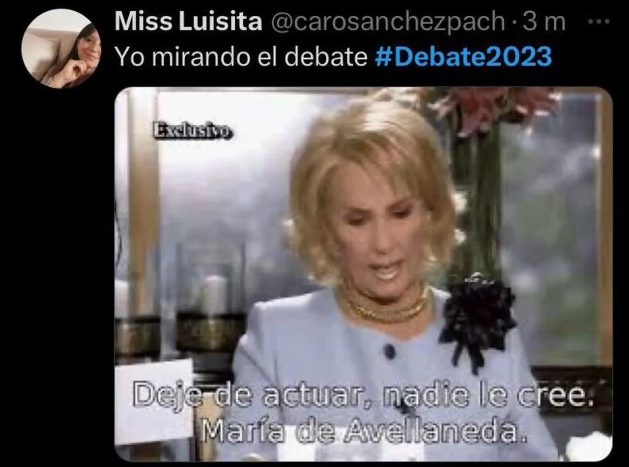 Memes del debate presidencial 2023. Foto: Redes sociales.