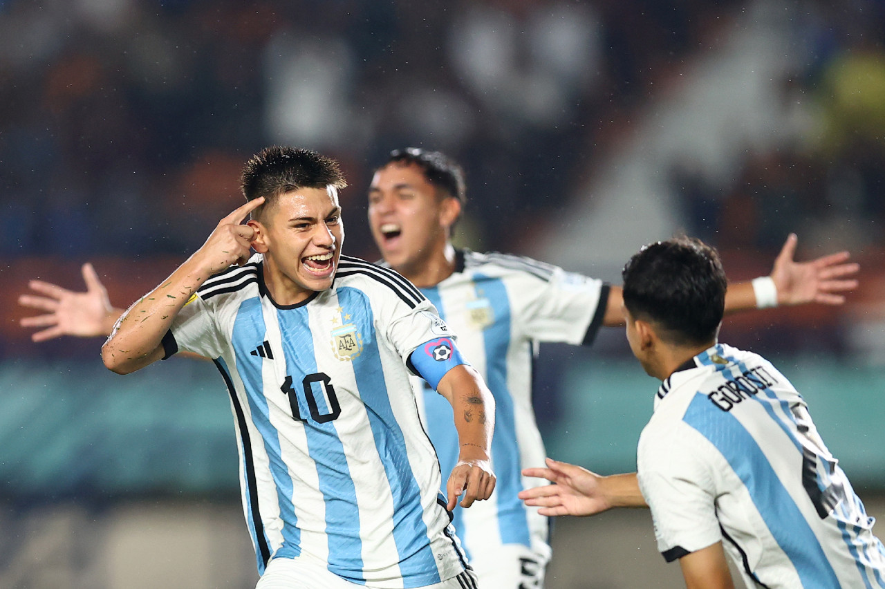 Selección Argentina Sub 17. Foto: NA