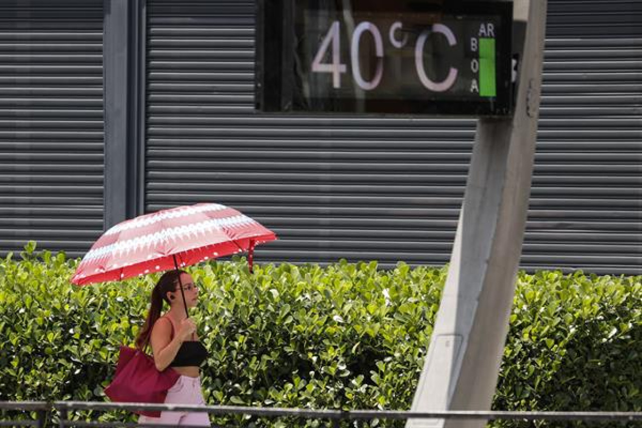 Temperaturas récord en Brasil. Foto: EFE