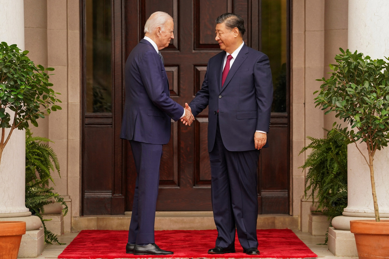 Encuentro de Joe Biden y Xi Jinping. Foto: EFE.