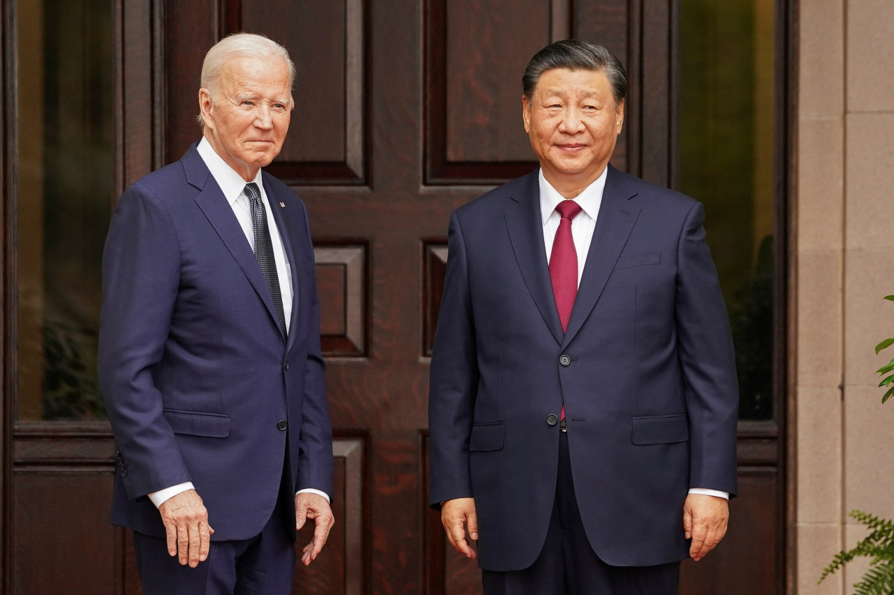 Encuentro de Joe Biden y Xi Jinping. Foto: EFE.