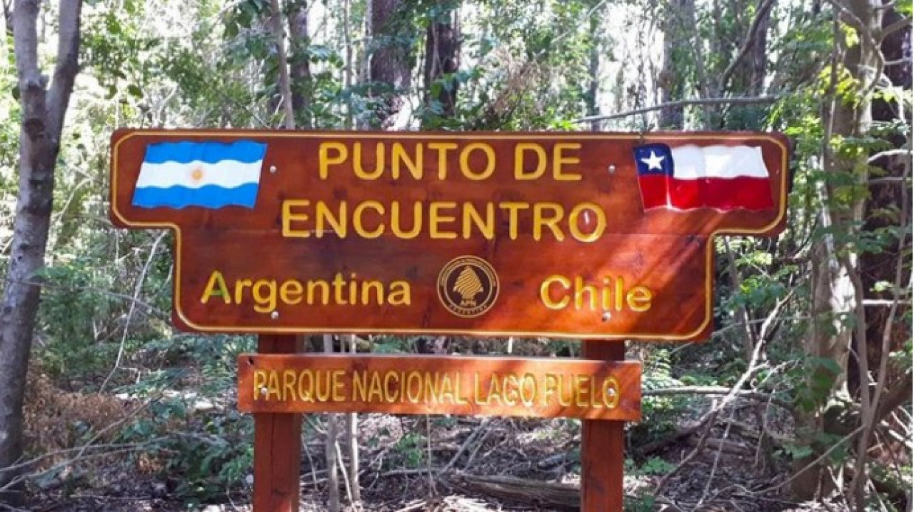 Paso Río Puelo - Chubut. Foto: NA