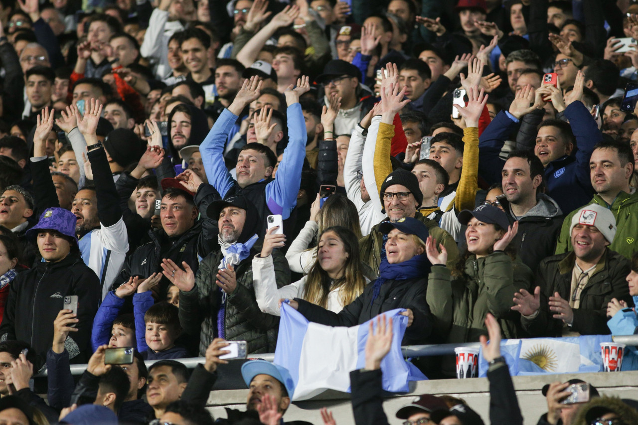 Hinchas de la Selección. Foto: NA.