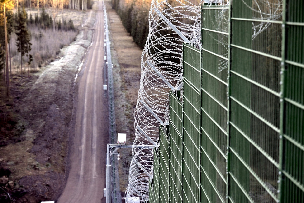 Frontera entre Finlandia y Rusia. Foto: Reuters.