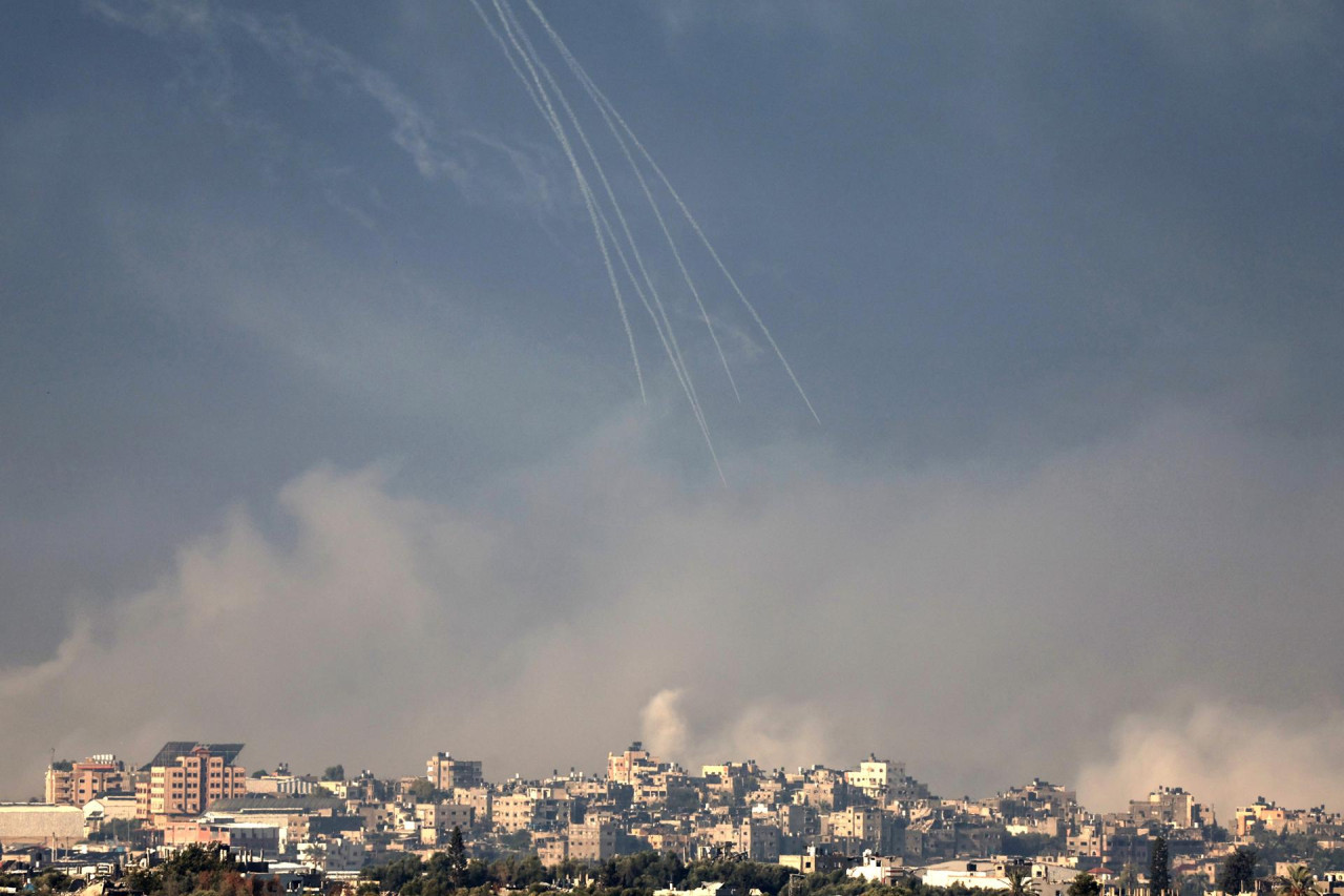 Bombardeos contra Gaza por parte de Israel. Foto: EFE.