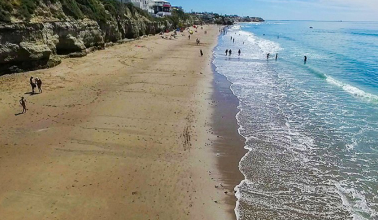 Las Grutas, balneario. Foto: NA