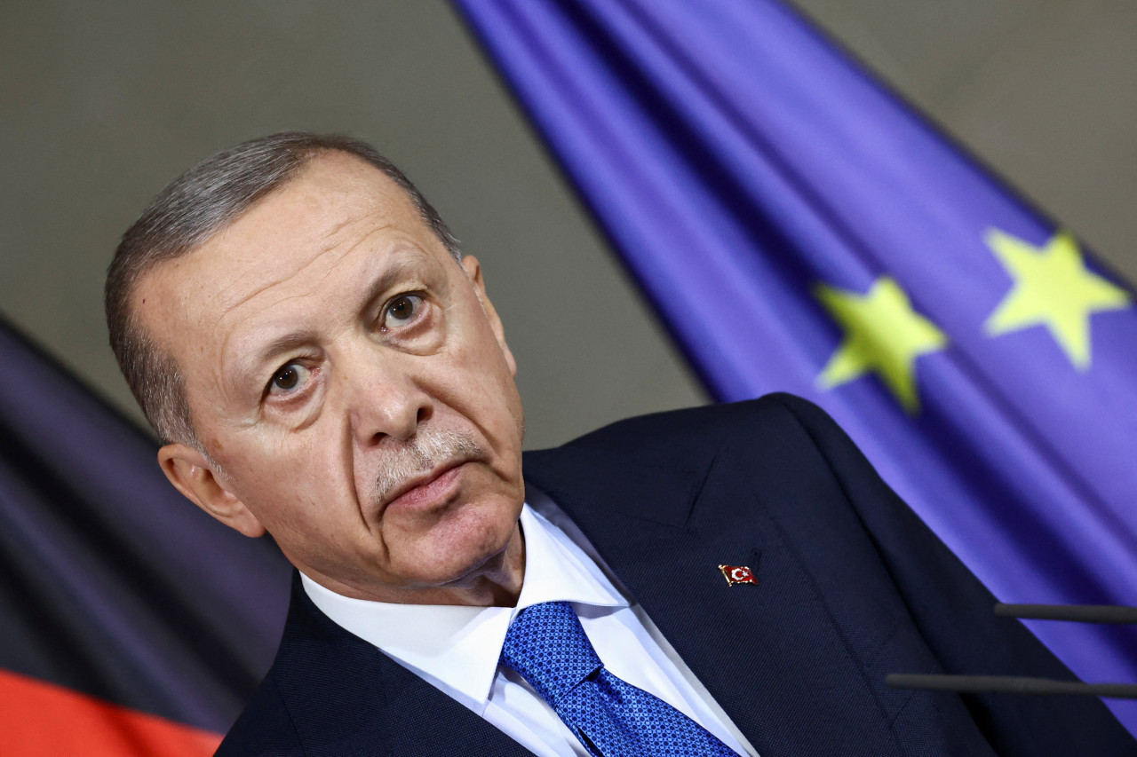 Recep Tayyip Erdogan, presidente de Turquía. Foto: REUTERS.