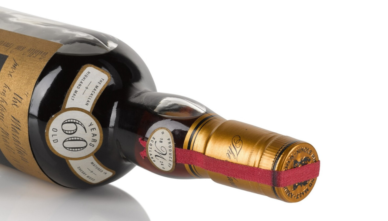 La botella de The Macallan 1926. Foto: Sothebys