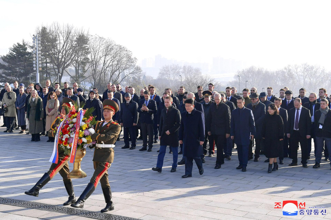 Delegación rusa visitó Norcorea. Foto: Reuters.