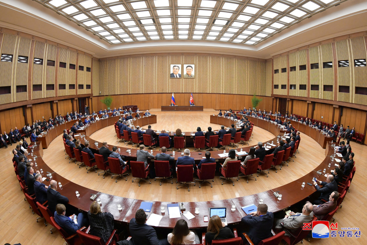 Delegación rusa visitó Norcorea. Foto: Reuters.