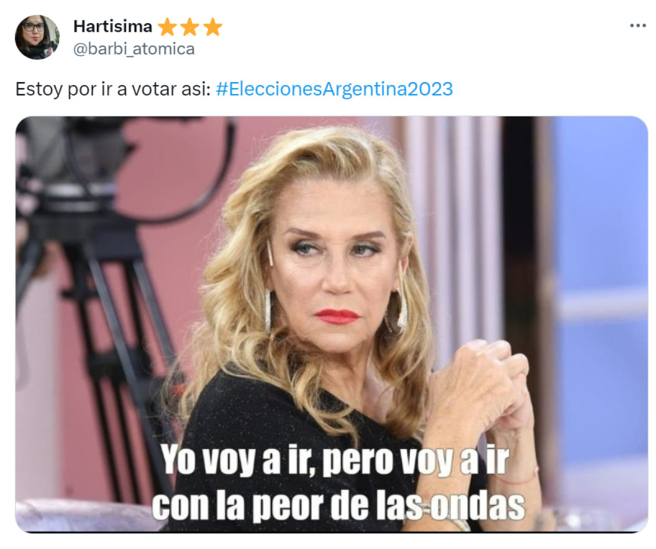 Memes por balotaje 2023. Foto: X.