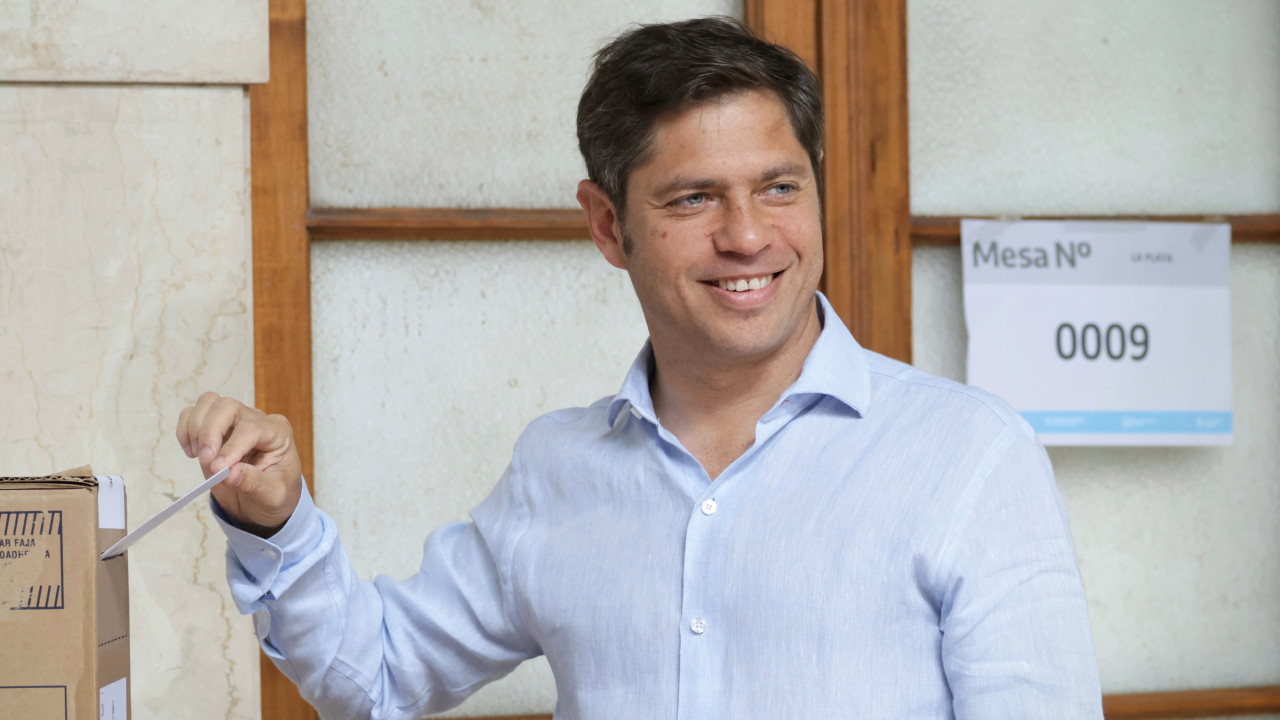 La votación de Axel Kicillof. Foto: NA.