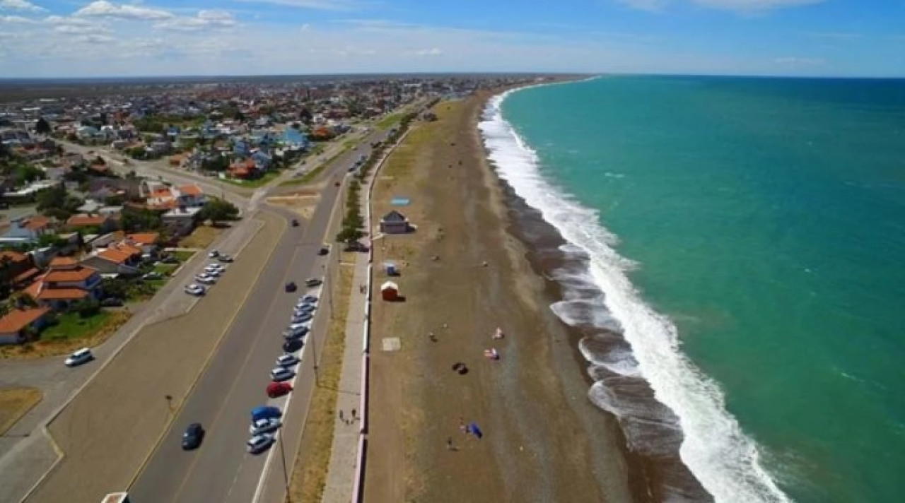 Playa Unión, Chubut. Foto: NA