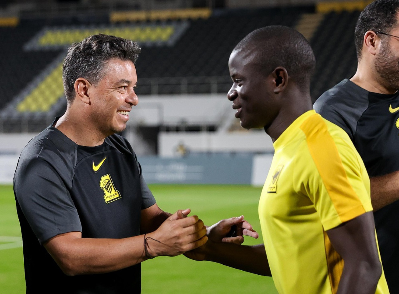 NGolo Kanté será dirigido por Marcelo Gallardo. Foto: X @ittihad.