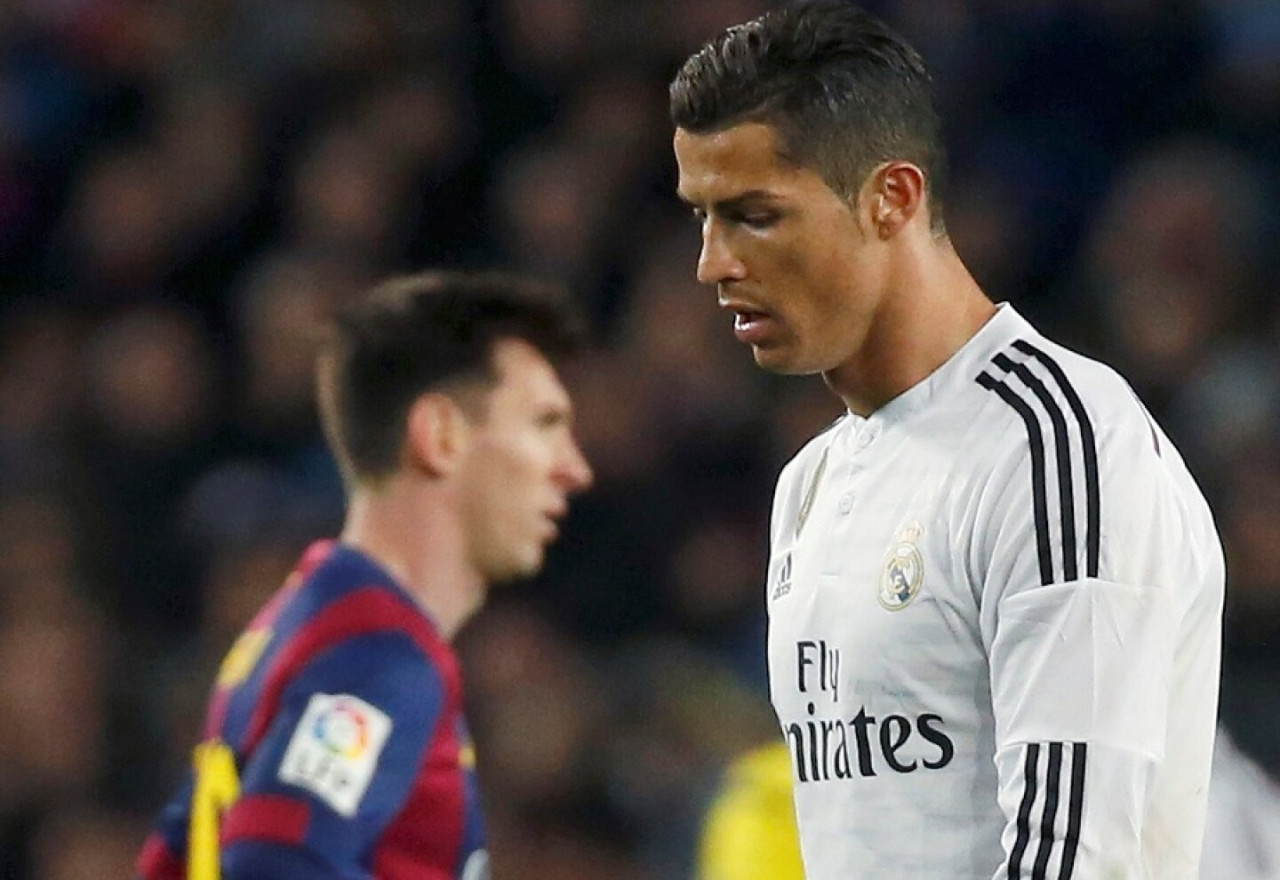 Lionel Messi y Cristiano Ronaldo. Foto: EFE