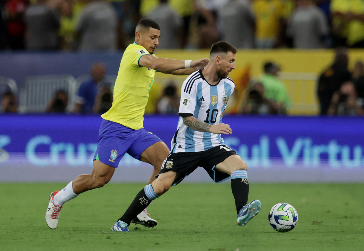 Eliminatorias, Brasil vs. Argentina. Foto: REUTERS.