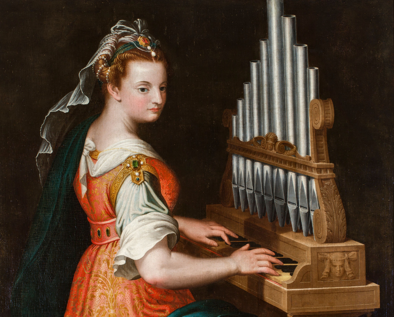 Santa Cecilia, patrona de los músicos. Foto: Archivo.