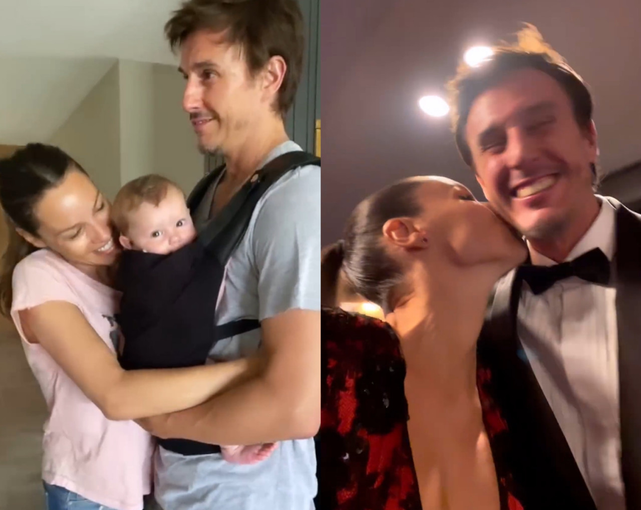 Pampita y Moritán festejaron su aniversario. Foto: captura.